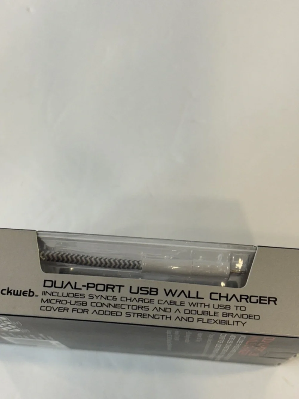 🆕 Blackweb Dual USB Wall Charger 4.8A Fast Charge + 3FT Micro USB Cable